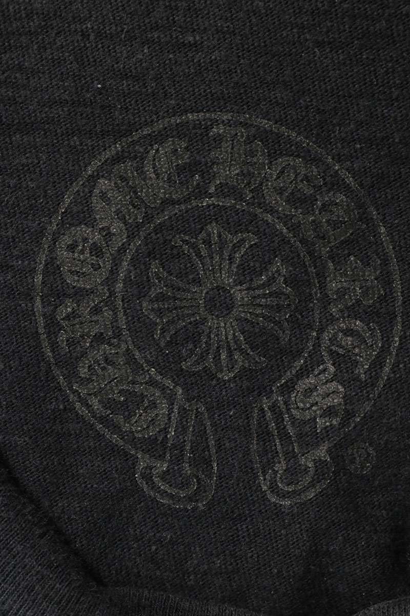 Chrome Hearts Long Sleeve HNLY BS Fleur Cross Patch Henley Size M
