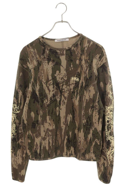NO MAINTENANCE Camo Thermal Long Sleeve Tee Size S