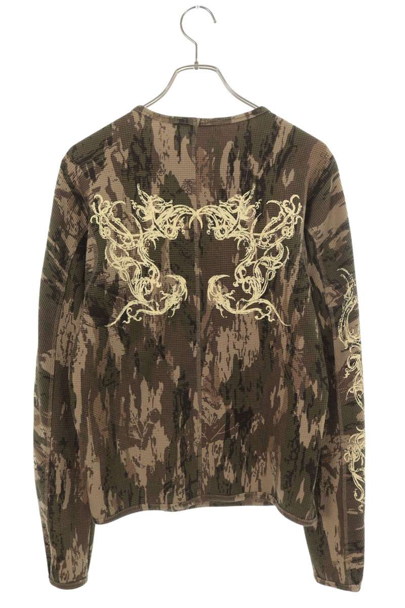 NO MAINTENANCE Camo Thermal Long Sleeve Tee Size S