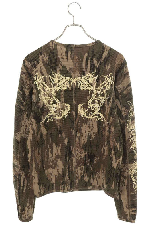 NO MAINTENANCE Camo Thermal Long Sleeve Tee Size S