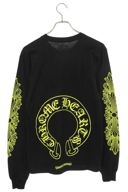 Chrome Hearts Floral Horseshoe Print Sleeve T-Shirt Size S