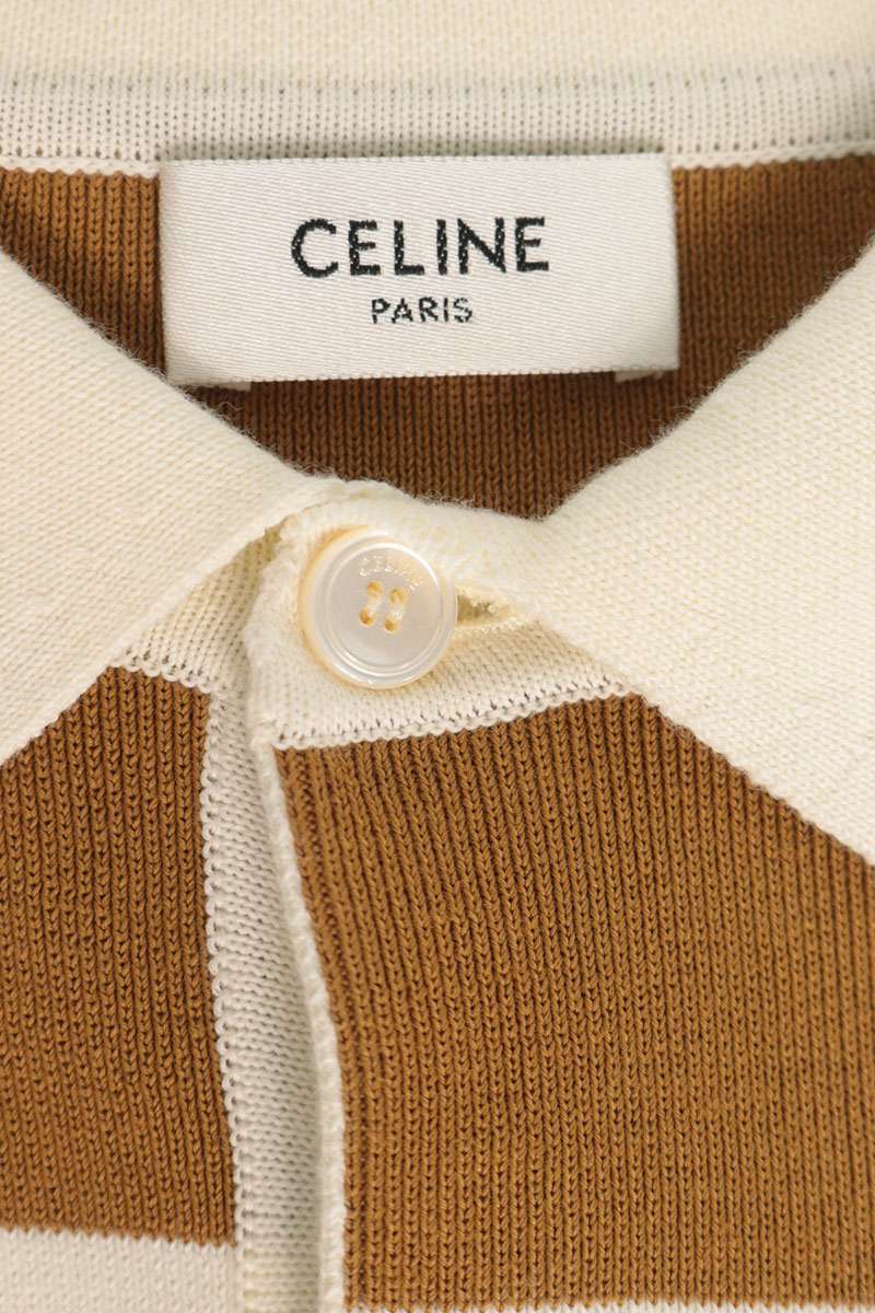 CELINE Blazon Patch Rugby Polo Multi Size L