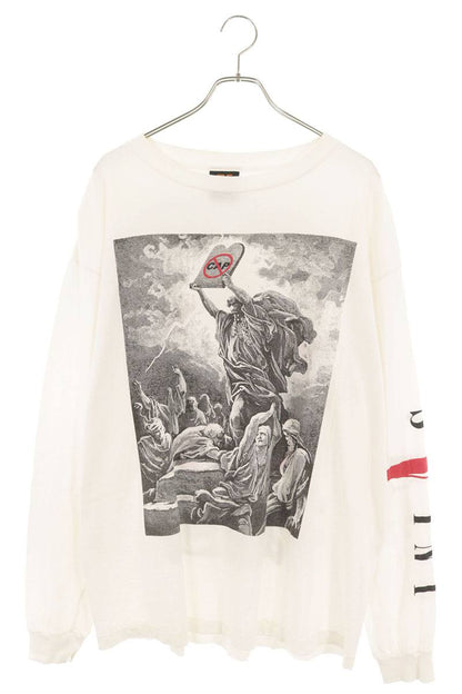 SAINT MICHAEL x VLONE Graphic Print T-Shirt White Size XL