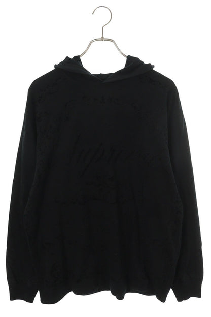 SUPREME 23SS Celebre Hooded Long Sleeve Top Black Size S