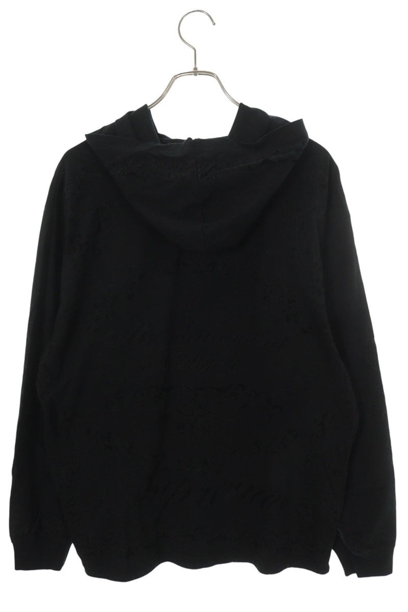 SUPREME 23SS Celebre Hooded Long Sleeve Top Black Size S