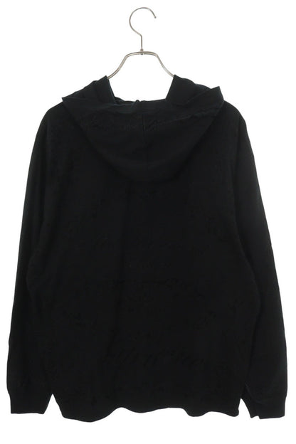 SUPREME 23SS Celebre Hooded Long Sleeve Top Black Size S