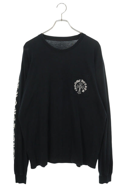 Chrome Hearts Horseshoe Print Long T-Shirt Black Size XL