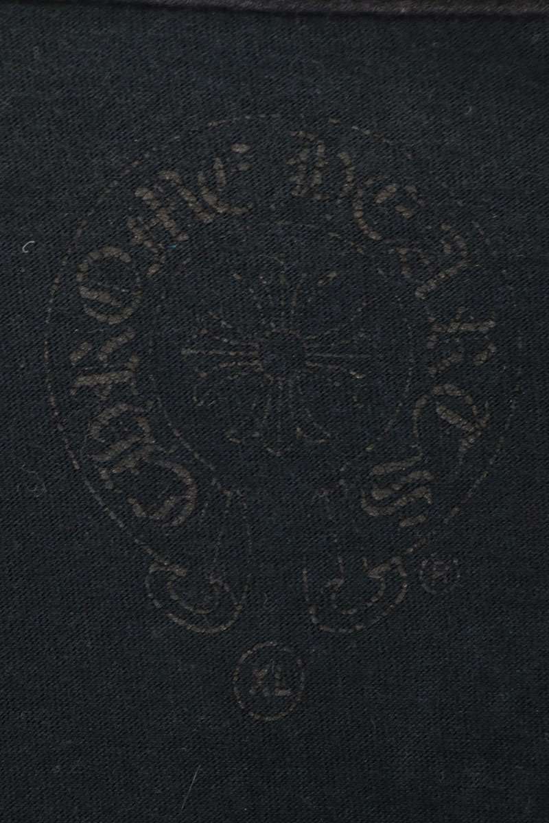 Chrome Hearts Horseshoe Print Long T-Shirt Black Size XL