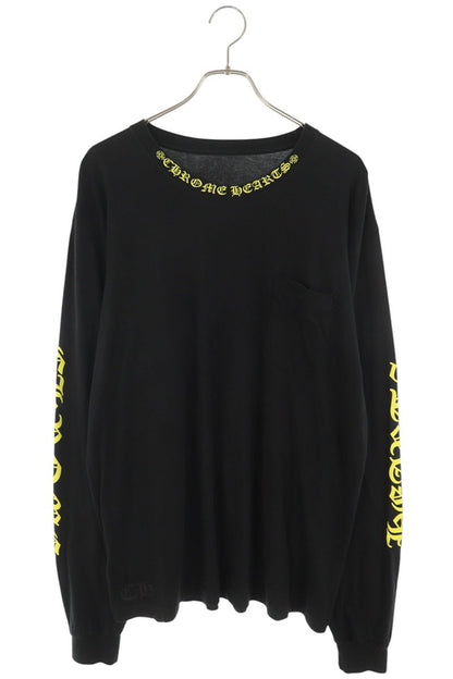 Chrome Hearts Neck Logo Print Long T-Shirt Multi Size XL