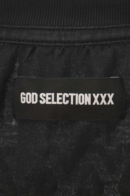 GOD SELECTION XXX 26SS Logo Print Long Sleeve Tee Black Size XL