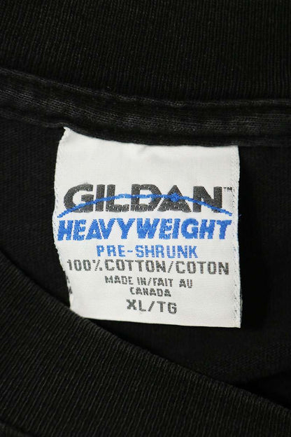 VINTAGE Marilyn Manson Graphic Long T-Shirt Black Size XL