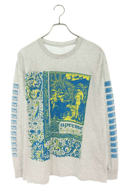 SUPREME 24SS Saint Sebastian Long Sleeve Tee Gray Size L