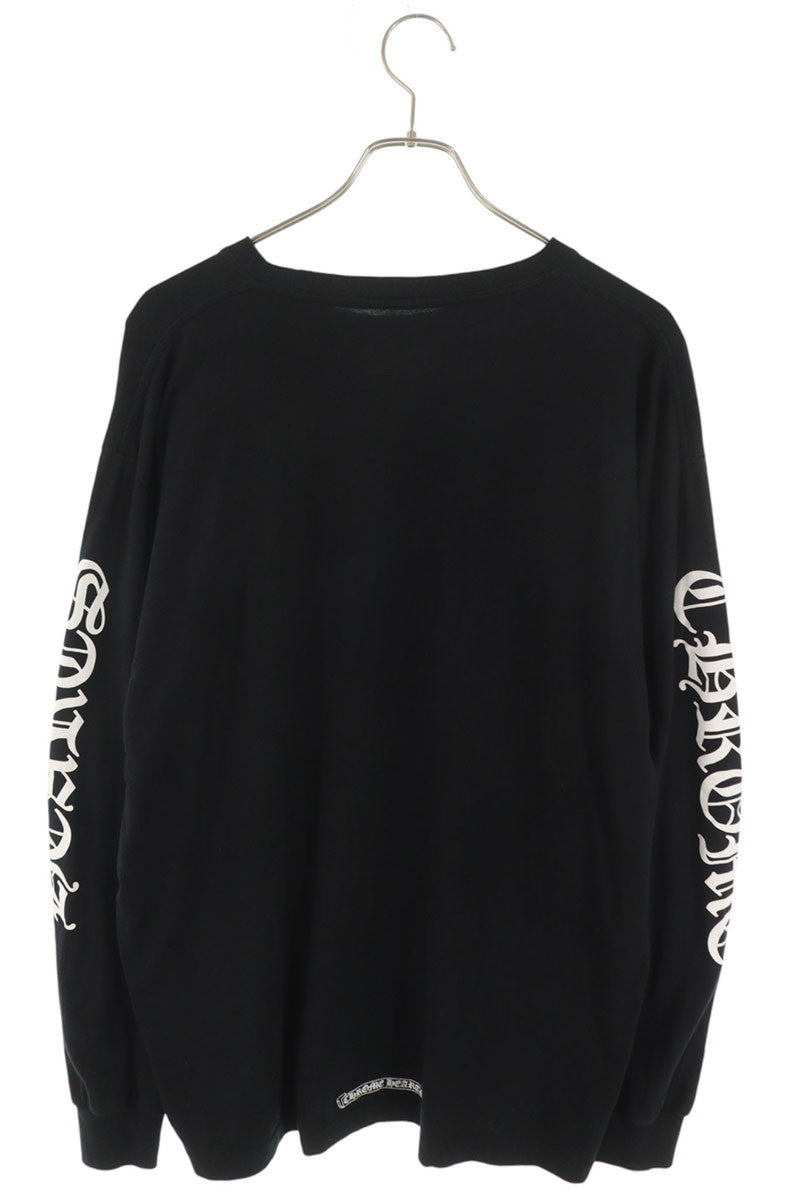Chrome Hearts Neck Logo Print Long T-Shirt Multi Size XL