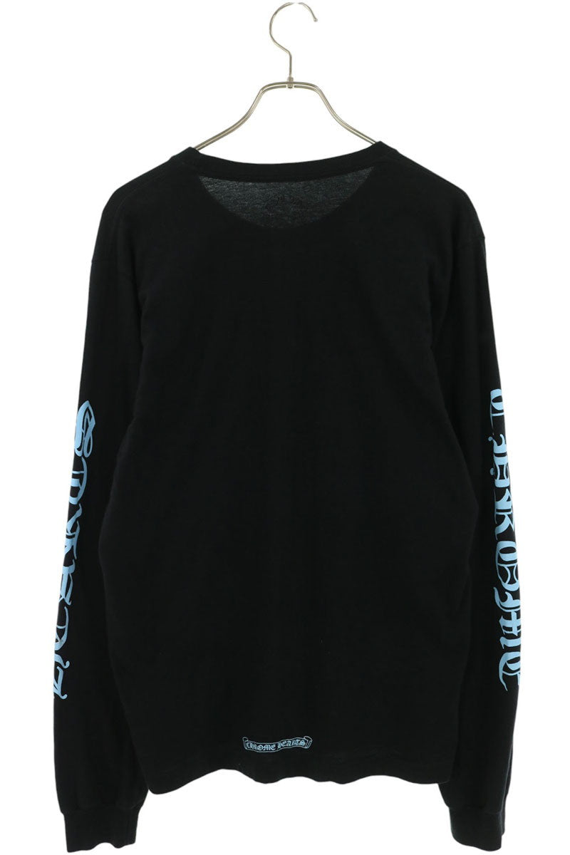 Chrome Hearts Neck Logo Print Long Sleeve Shirt Size M