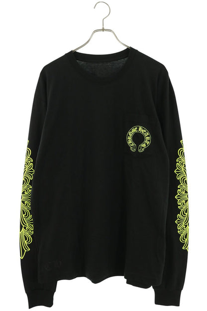 Chrome Hearts Floral Sleeve Horseshoe Long Sleeve Tee Multi Size XL