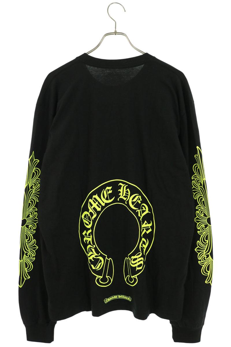 Chrome Hearts Floral Sleeve Horseshoe Long Sleeve Tee Multi Size XL