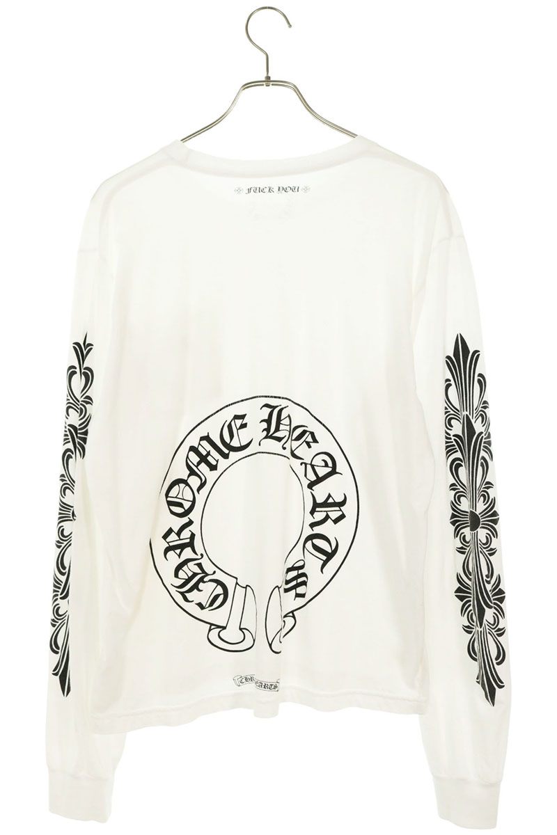 Chrome Hearts Floral Sleeve Horseshoe Long Sleeve Tee Multi Size M