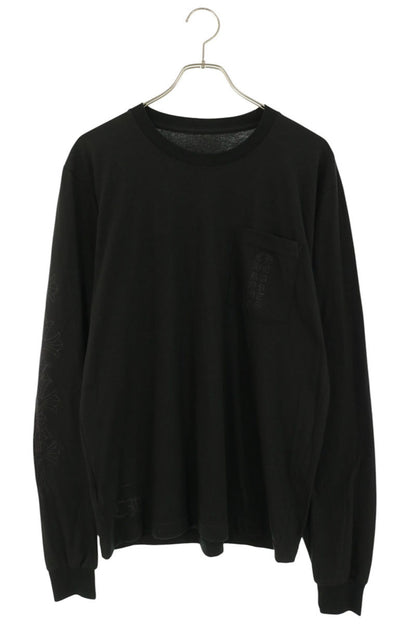 Chrome Hearts Miami Sleeve Logo Long Sleeve Tee Black Size M