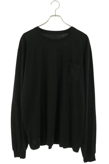 Chrome Hearts Miami Sleeve Logo Long Sleeve Tee Black Size L