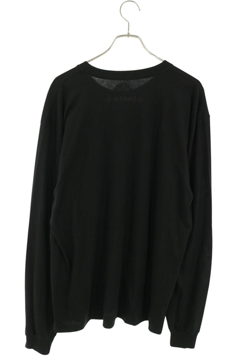 Chrome Hearts Miami Sleeve Logo Long Sleeve Tee Black Size L