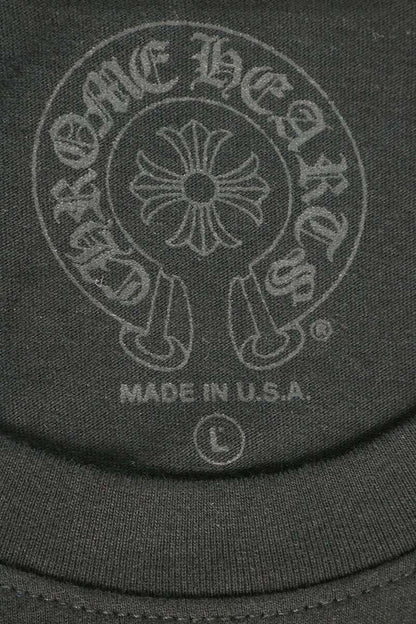 Chrome Hearts Miami Sleeve Logo Long Sleeve Tee Black Size L