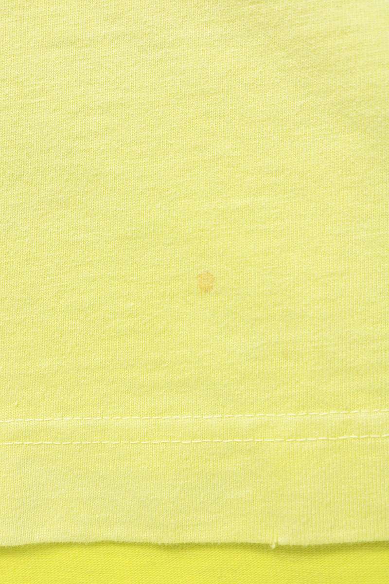 MIHARAYASUHIRO Sun Faded Distressed Long Sleeve Tee Yellow Size 46
