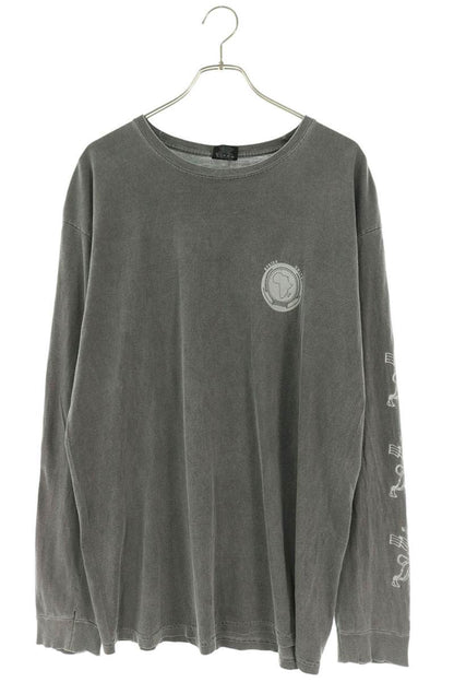 STUSSY Bob Marley Back Print Long Sleeve Top Black Size L