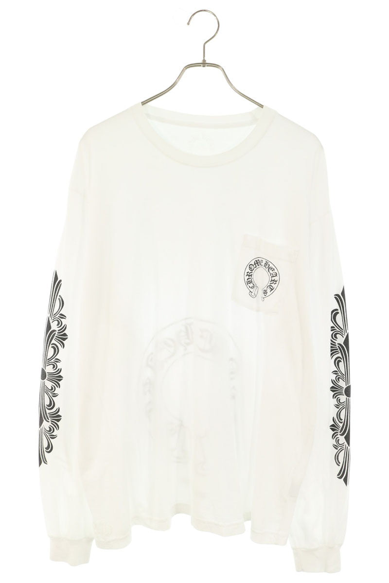 Chrome Hearts Floral Horseshoe Long Sleeve T-Shirt Multi Size XXL