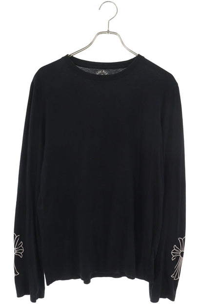 Chrome Hearts CH Cross Print Long T-Shirt Black Size S