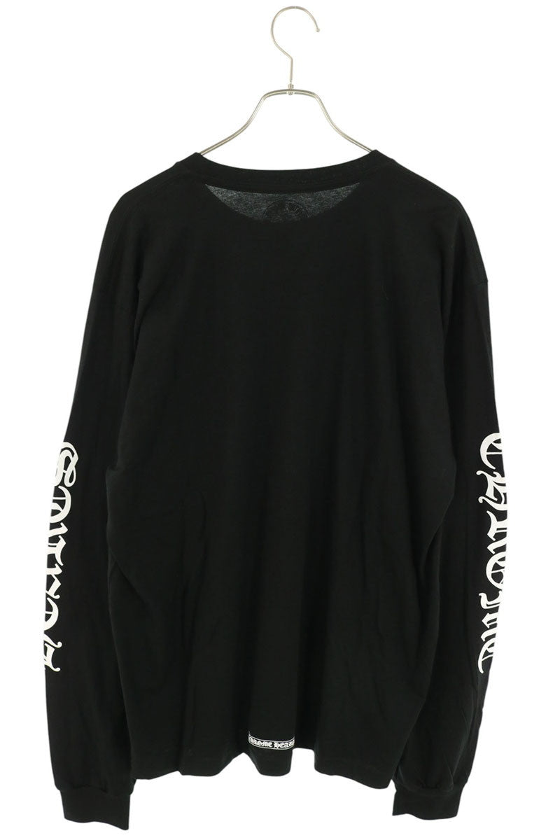 Chrome Hearts Neck Logo Print Long Sleeve Tee Multi Size XL