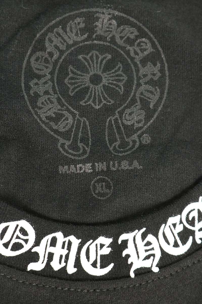Chrome Hearts Neck Logo Print Long Sleeve Tee Multi Size XL