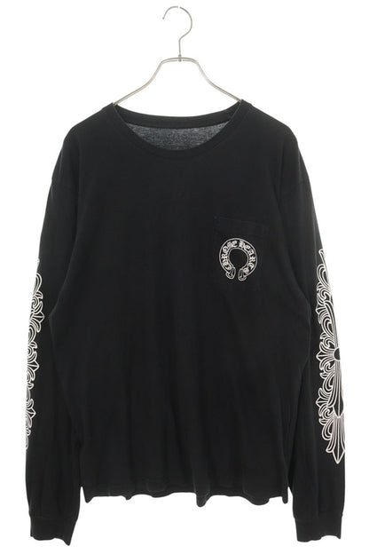 Chrome Hearts Floral Cross Print Sleeve T-Shirt Size XL