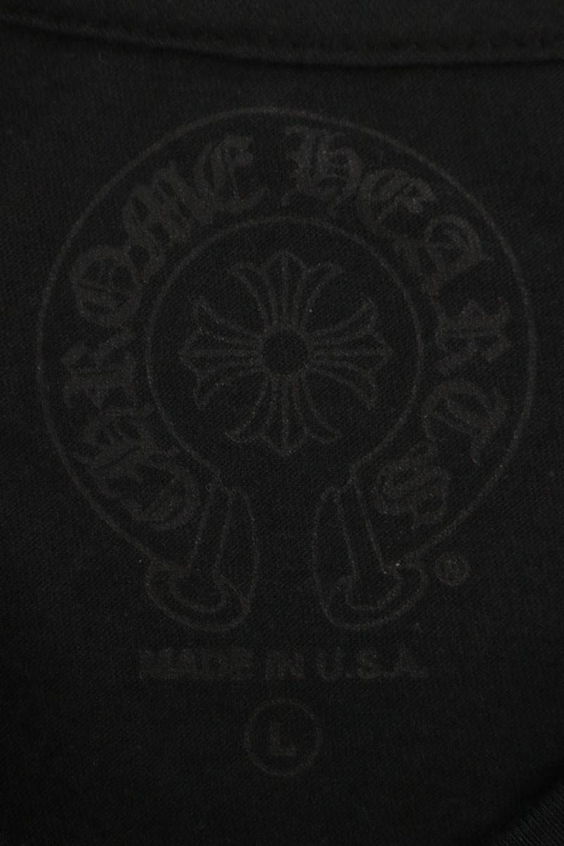 Chrome Hearts Floral Back HS Print Long Sleeve Tee B/Y Size L