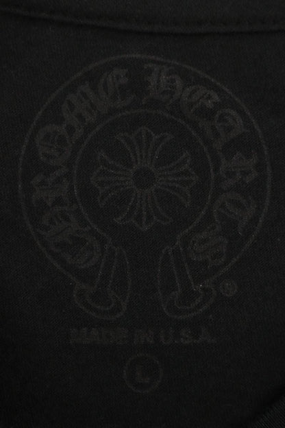Chrome Hearts Floral Back HS Print Long Sleeve Tee B/Y Size L