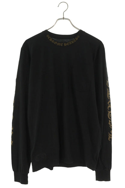 Chrome Hearts Neck Logo Cotton Long Sleeve T-Shirt Multi Size M