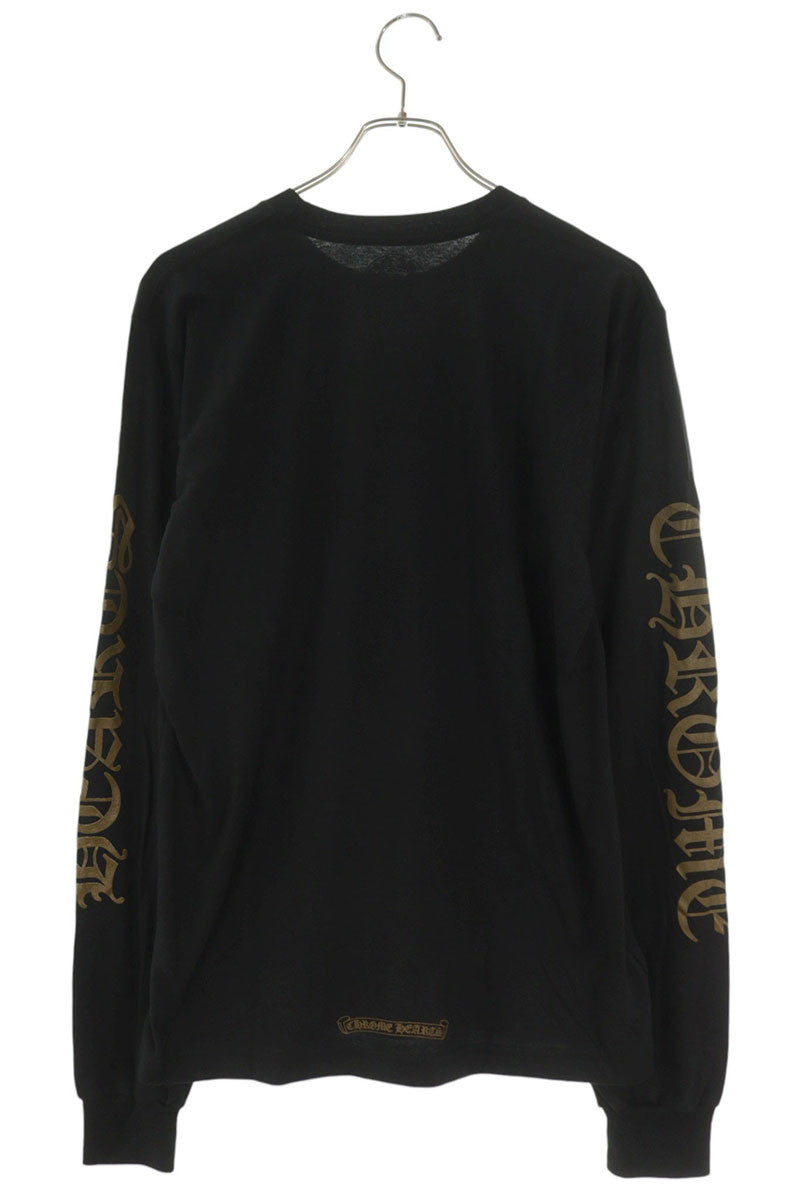 Chrome Hearts Neck Logo Cotton Long Sleeve T-Shirt Multi Size M