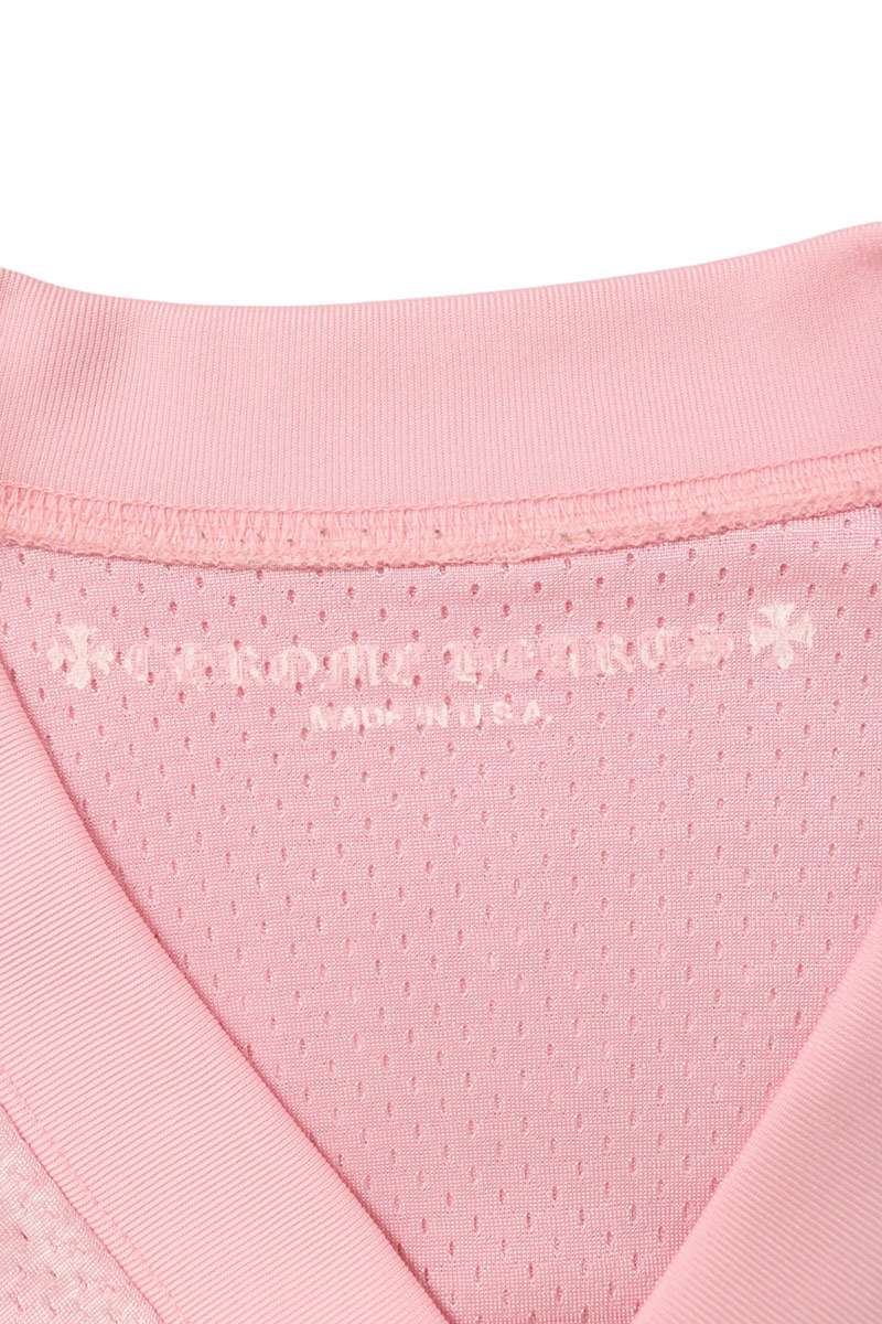 Chrome Hearts CH Print Mesh Long Sleeve T-Shirt Pink Size L