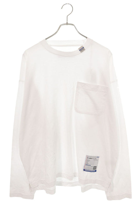 instru(men-tal). Heavy Weight Pocket T-Shirt White Size 46