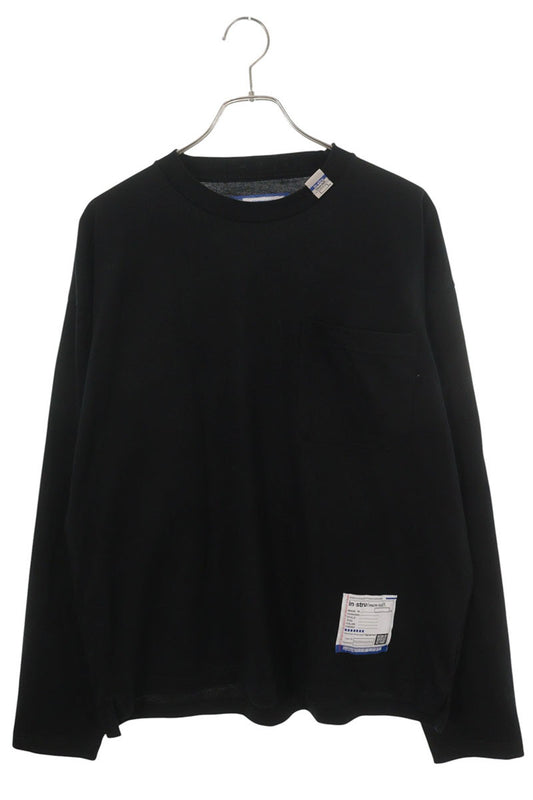 instru(men-tal). Heavy Weight Pocket T-Shirt Black Size 46