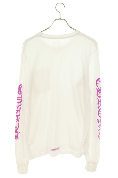 Chrome Hearts Neck Logo Cotton Long Sleeve T-Shirt Multi Size M