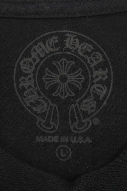Chrome Hearts Multi-Color Cotton Long Sleeve Black Orange Size L