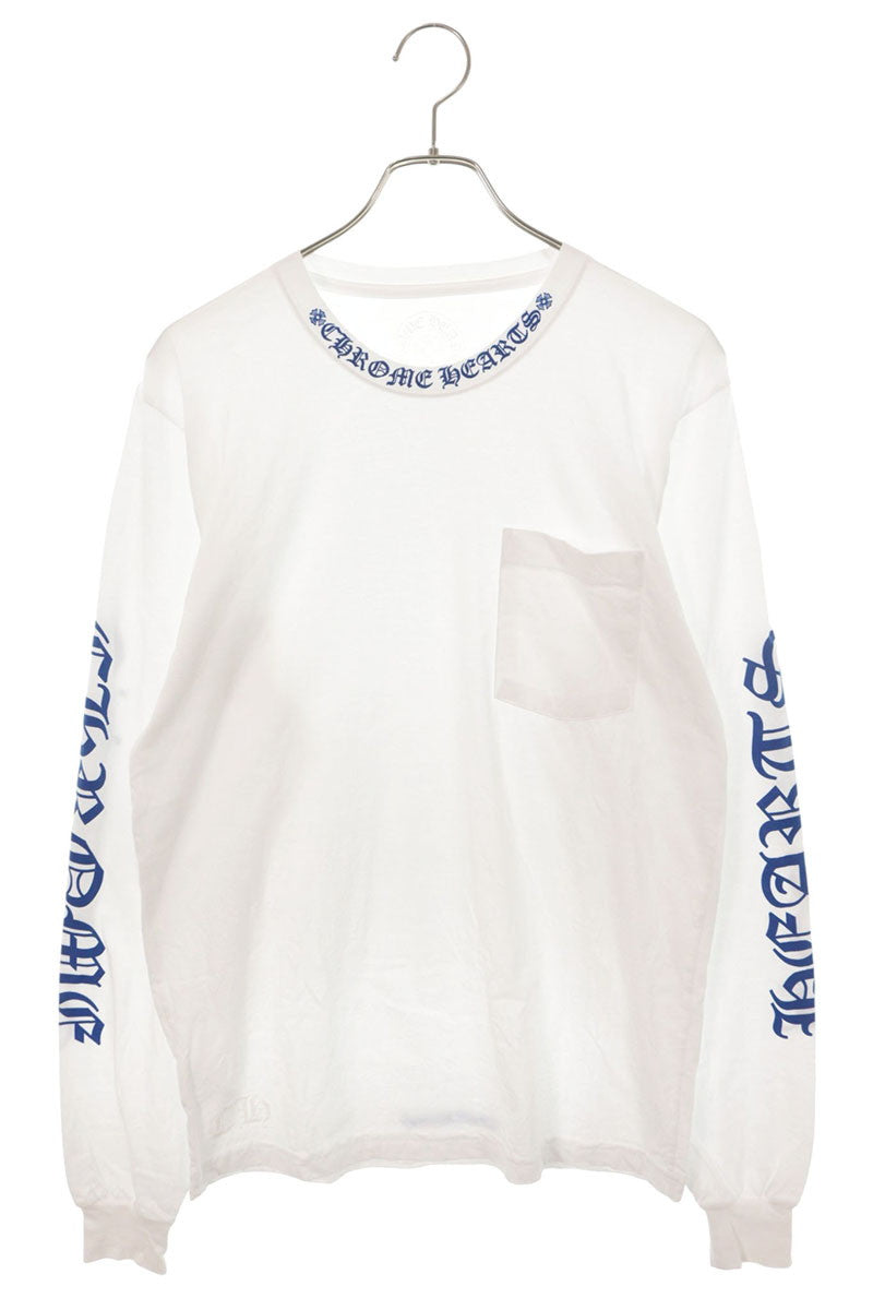 Chrome Hearts Neck & Sleeve Logo Long Sleeve T-Shirt Multi Size M