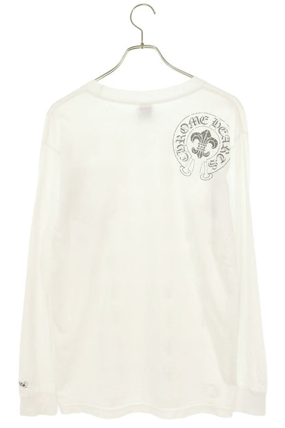 Chrome Hearts Old Vine Dagger Print Long Sleeve Tee White Size M