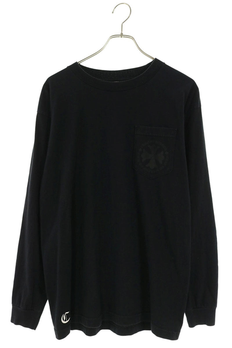 Chrome Hearts CH Plus Back Print Long T-Shirt Black Size M