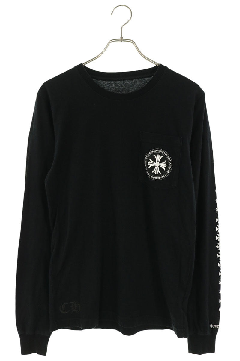 Chrome Hearts CH Plus Arm Print Long T-Shirt Black Size S