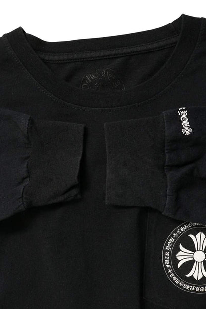 Chrome Hearts CH Plus Arm Print Long T-Shirt Black Size S