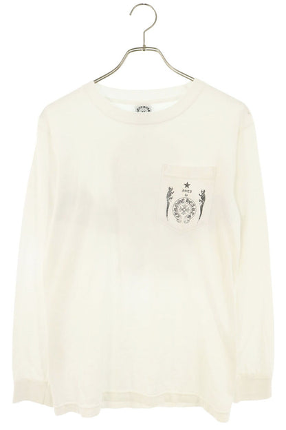 Chrome Hearts Back FOTI Print Long T-Shirt White Size S