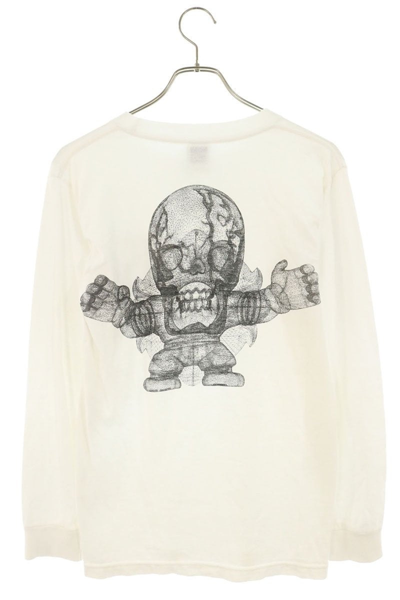 Chrome Hearts Back FOTI Print Long T-Shirt White Size S