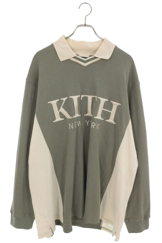 KITH 25AW Pique Long Sleeve Tap Polo Multi Size XXL