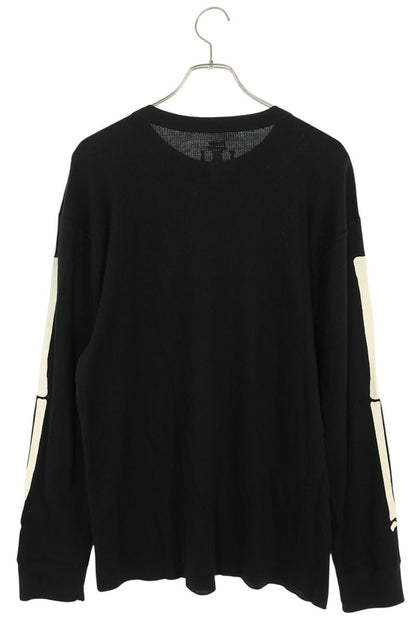 SUPREME Hanes Bones Thermal Crew T-Shirt Black Size XL